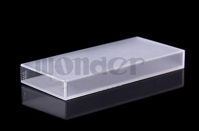 100mm JGS1 Quartz Cuvette Cell With PTFE Lid For Uv Spectrophotometers