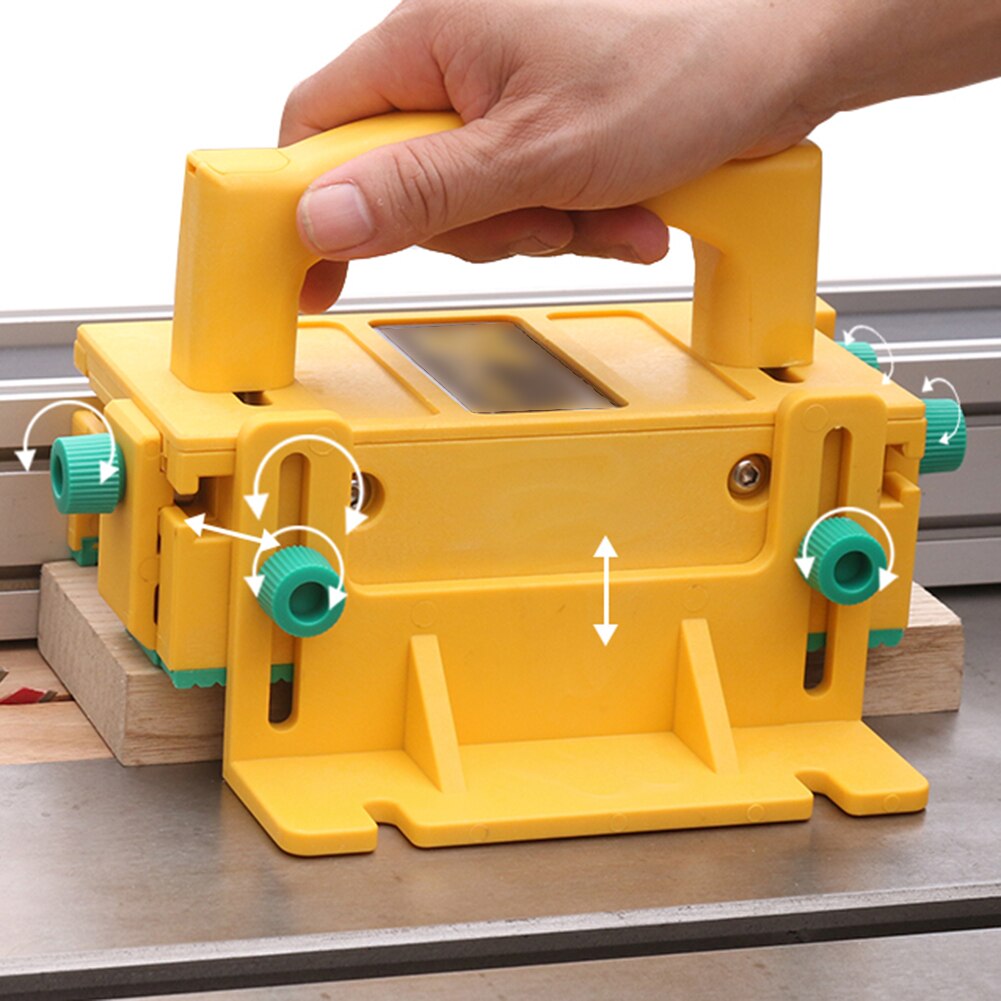 3D Safety Pusher Flip Table Saw Vertical Milling Planer Saw Pusher Safety Feeder Assistant Tool for Woodworking Use