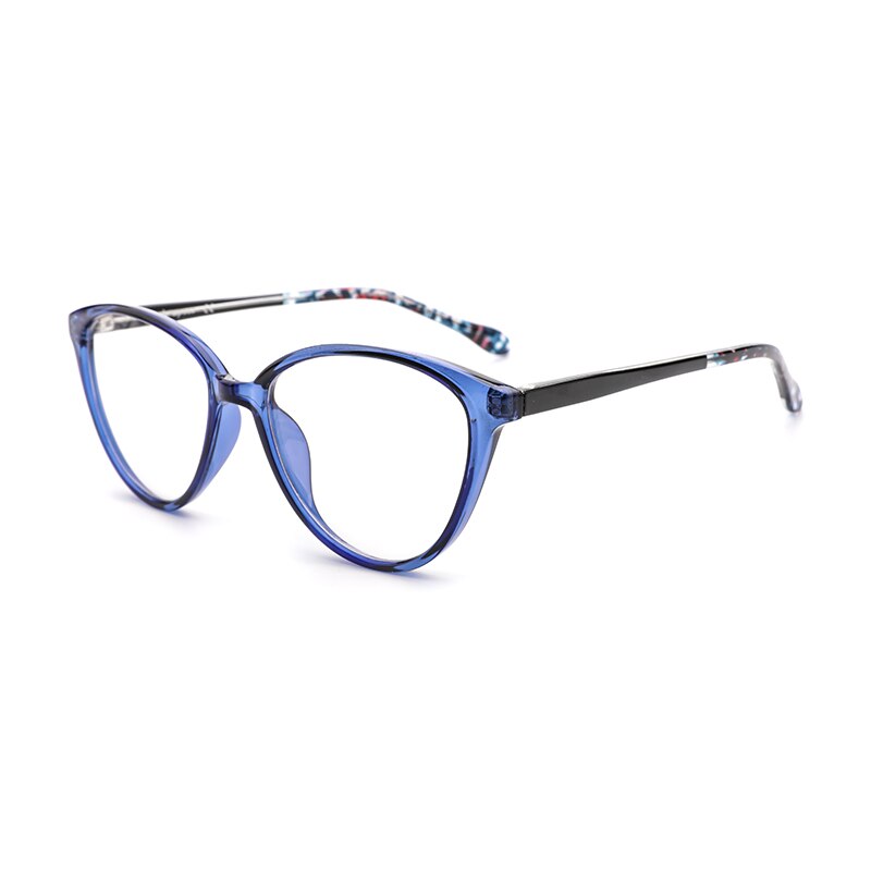Cat Eye Glasses Frame Women Prescription Glasses Blue Light Glasses TR90 Optical Glasses Myopia Eyewear Computer glasses Women: C4