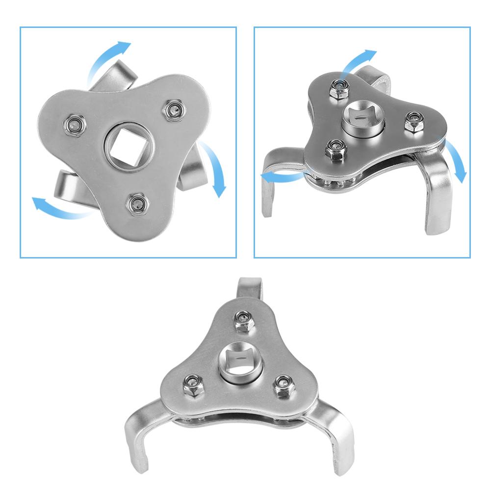 Clé à Filtre à Huile Réglable 25,4 Cm – Clé Filtre Auto Robuste Acier Carbone Pour Voiture Et Moto