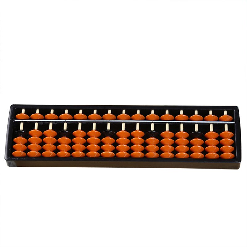 Plastic Abacus 15 Cijfers Rekenkundige Tool Kid 'S Math Leren 5 Kralen Mentale Abacus Traditionele Aid Caculating Speelgoed