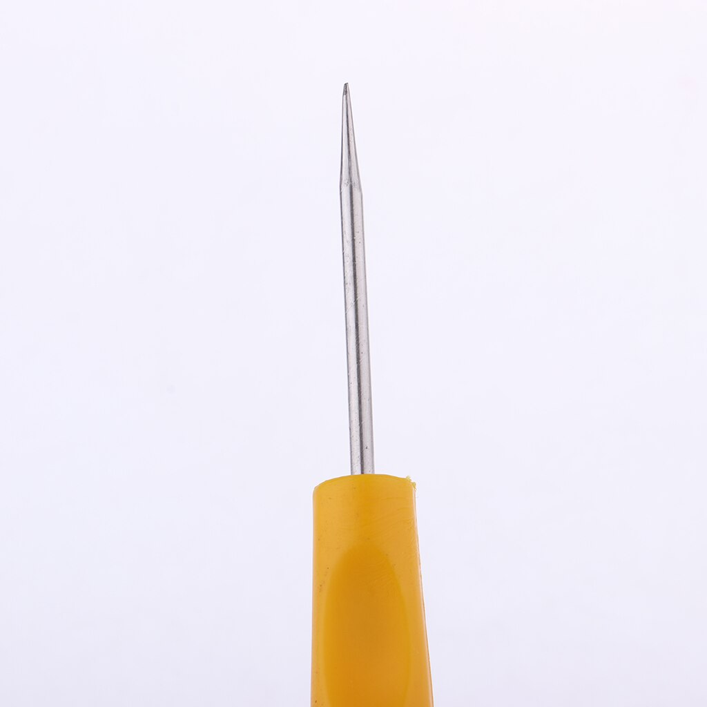 Awl Stringing per Badminton Tennis racchetta racchetta String guida-giallo