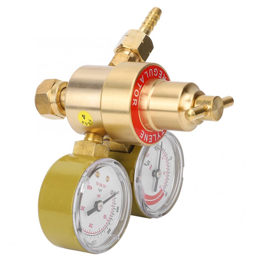 GA200 Acetylene Regulator Gauge Female Thread for Commercial Industrial Use Regulator Gauge Pressure Reducer