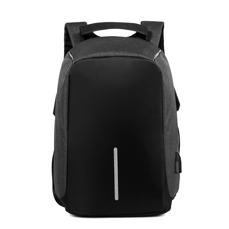 SXME Laptop Rugzak USB Opladen Anti Diefstal Rugzak Mannen Reizen Rugzak Waterdichte Schooltas Mannelijke Mochila: Black