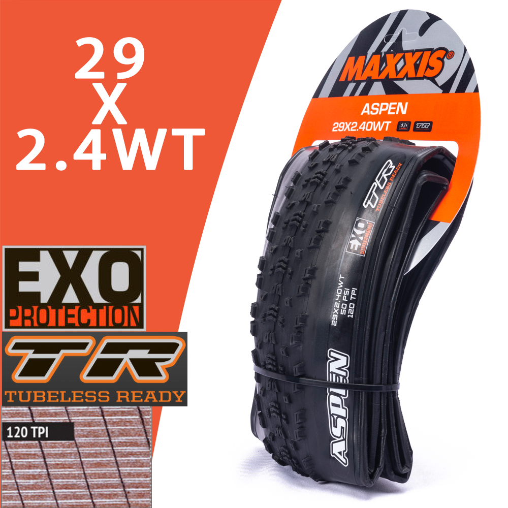 MAXXIS ASPEN ST MTB llanta de neumáticos sin tubo 29 27,5 pulgadas 27,5x2,25 29x2,1 29x2,25 29x2,4 neumático de bicicleta de montaña XC accesorios para bicicleta: Verde