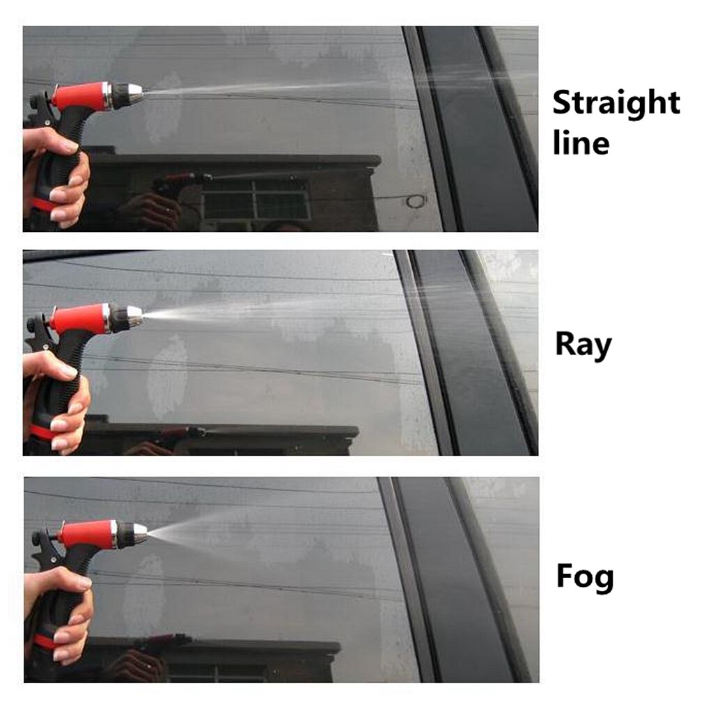 Metal Hose Nozzle High Pressure Water Sprayer Garden Auto Car Washing Tool