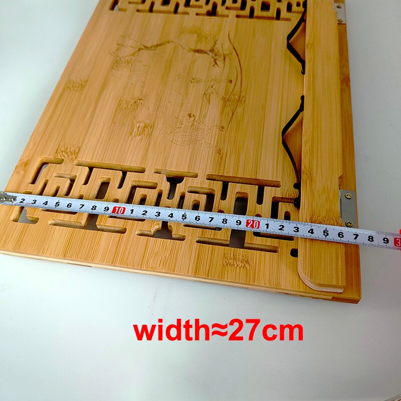 desktop wooden reading shelf