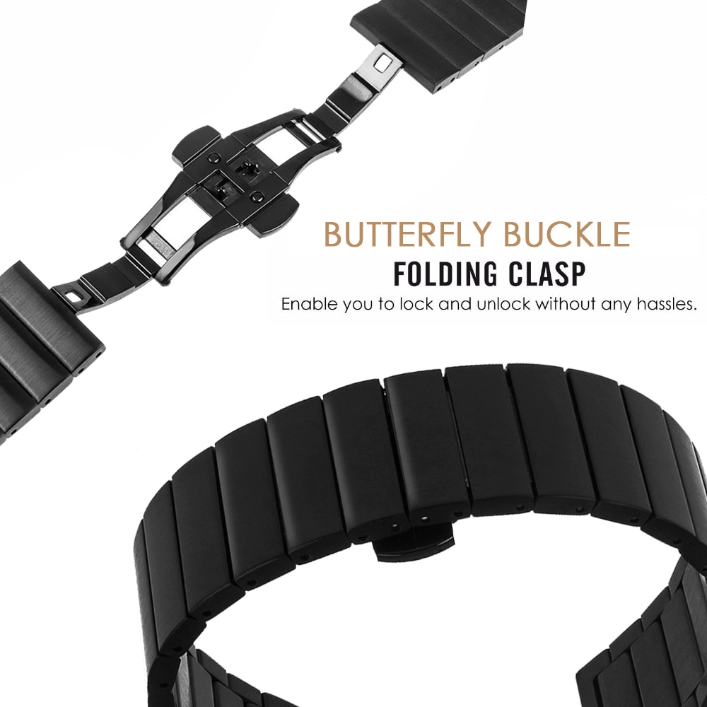 18Mm 20Mm 22Mm Universele Horloge Band Strap Rvs Vervanging Link Armband Voor Samsung Gear S2 Classic s3 Frontier