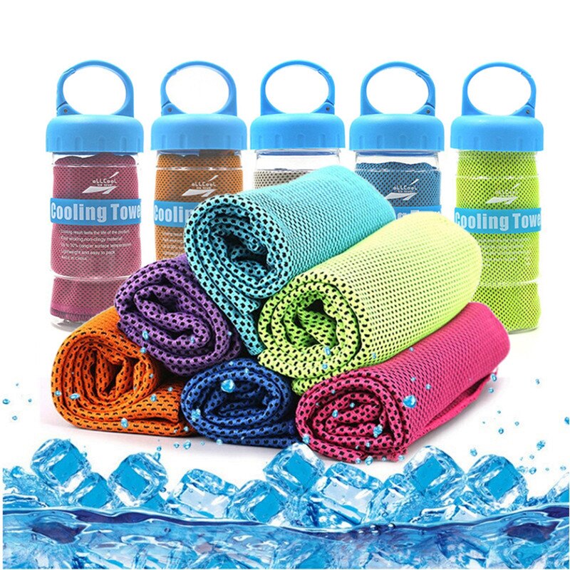 Microfiber Sport Handdoek Snelle Koeling Ice Gezicht Handdoek Sneldrogende Strand Handdoeken Zomer Blijvende Instant Chill Handdoeken Voor Fitness yoga