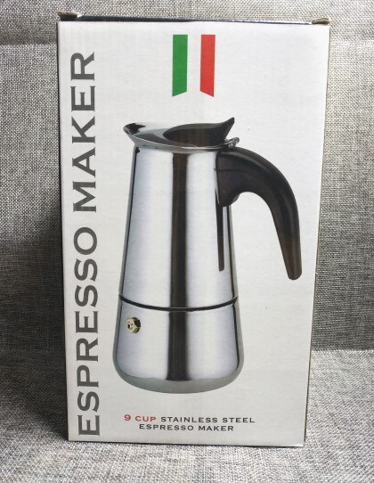 Roestvrijstalen koffiepot mokka espresso latte percolator fornuis koffiezetapparaat pot percolator drankgereedschap cafetière latte fornuis: 450ml