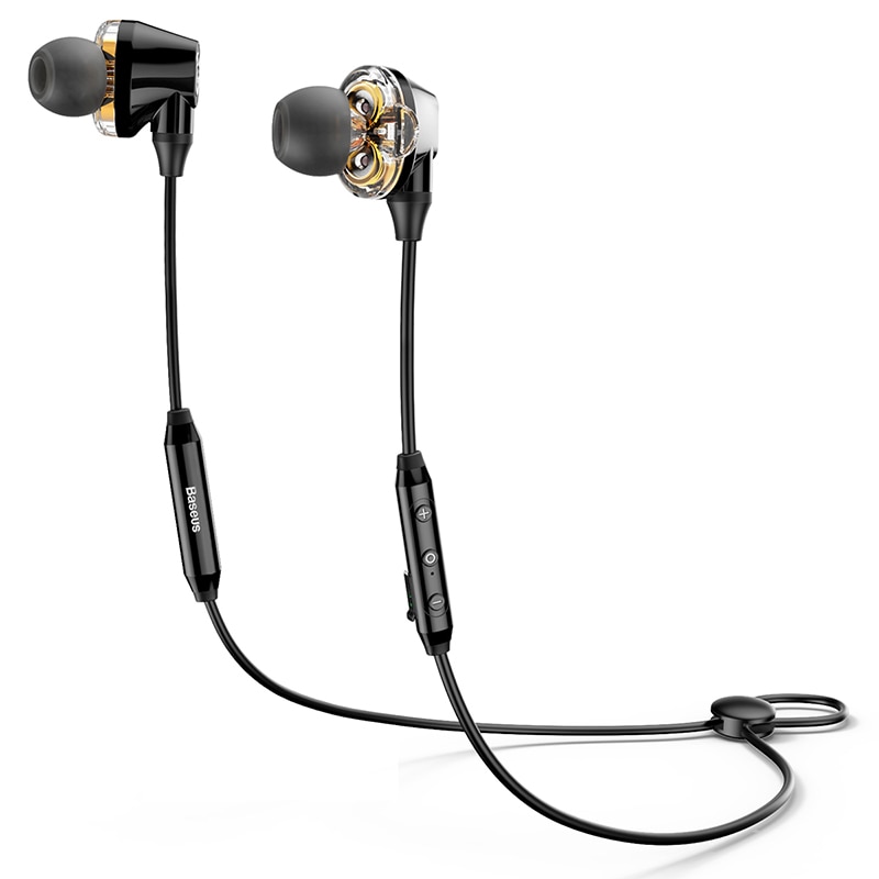 Baseus Bluetooth Oortelefoon IPX5 S10 Waterdichte draadloze hoofdtelefoon fone de ouvido Nekband bluetooth sport headset met microfoon