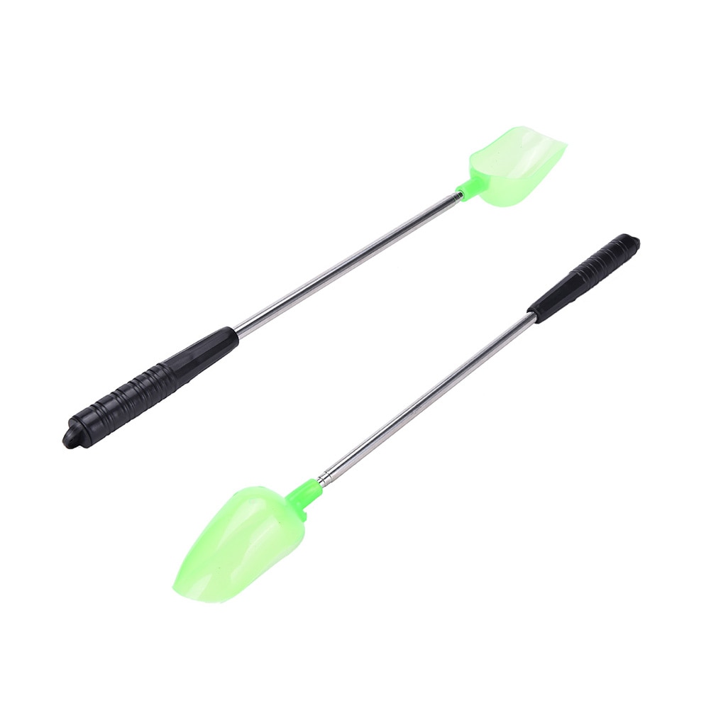 Adjustable Baiting Throwing Spoon With Handle Metal Throw Stick Carp Fishing Fish Bait Tackle Tool 100x12cm
