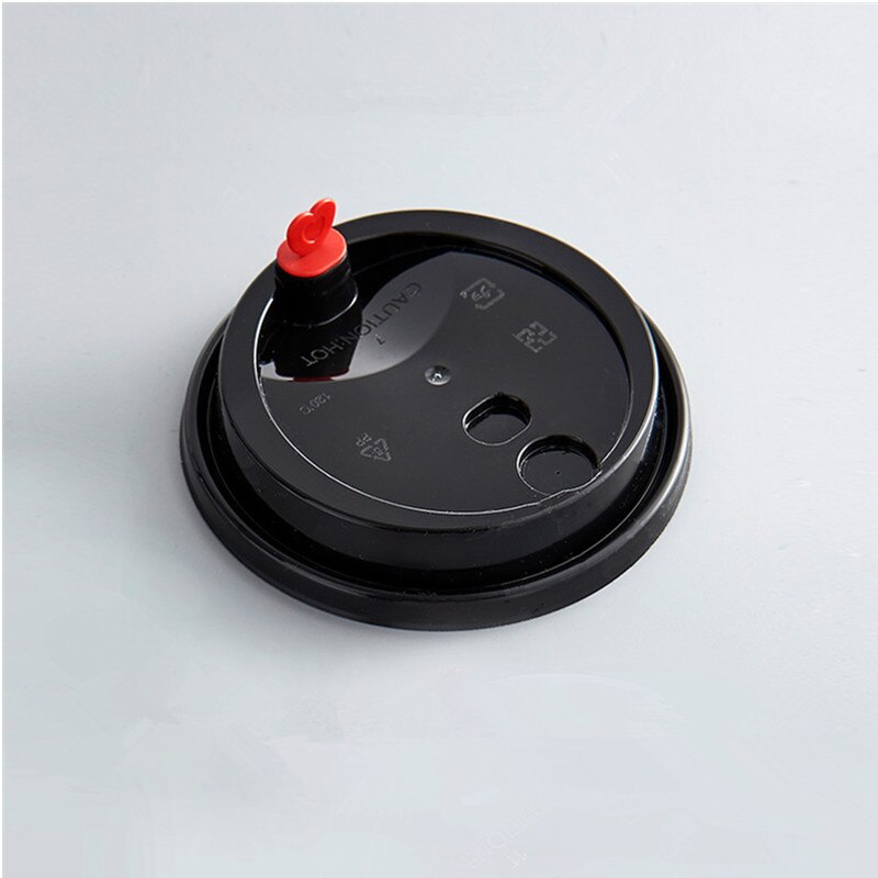 50pcs color disposable coffee cup wedding party favor 16A 500ml milk tea juice cold drink paper cups with lid: lid1