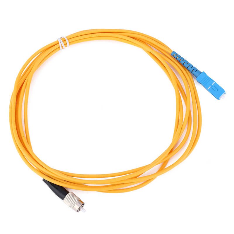 Optical Fiber Cable SC/PC- FC/PC Fiber Jumper Broadband Connection Computer Electronic Equipment Internet Connection