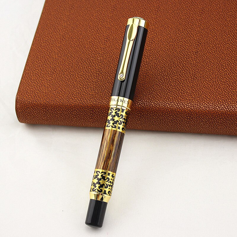 DIKA WEN 8012 brand F nib Cute metal Fountain pen school Office Stationery Kawaii Writing ink pens