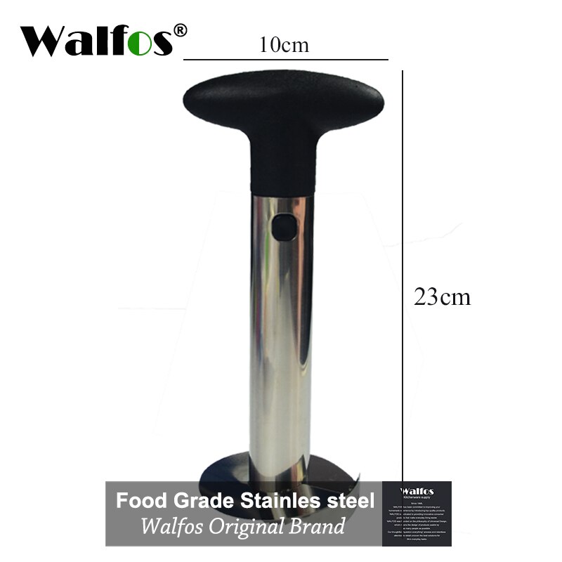 WALFOS – éplucheur d'ananas en acier inoxydable, accessoires de cuisine, couteau à fruits, outils de cuisine, trancheuse: WALFOS black