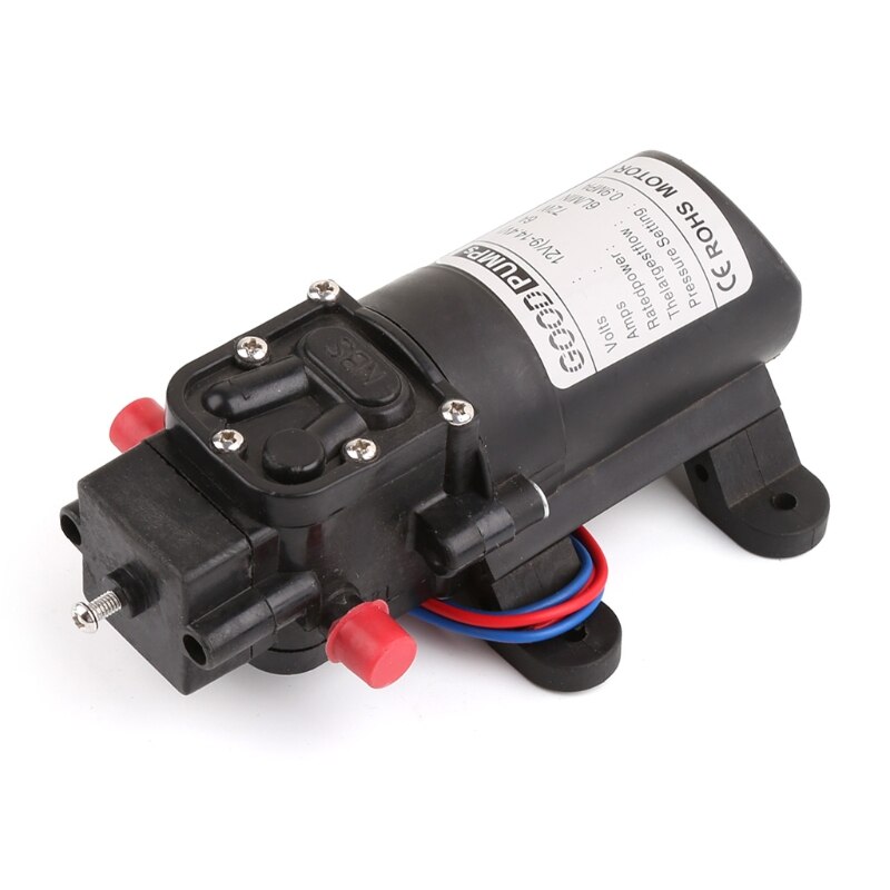 Mini Electric Water Pump DC 12V 72W High Pressure Micro Diaphragm Water Pump Automatic Switch Reflux Smart Type