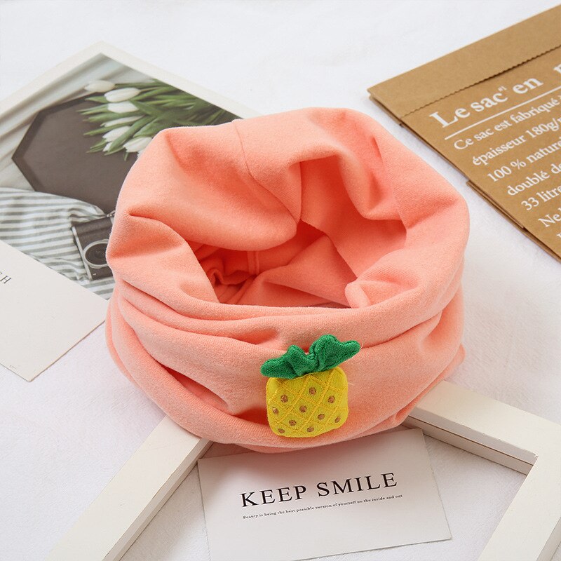 Herfst Winter Kinderen Katoenen Sjaal Winddicht Baby Warm Sjaal Cartoon Kids Uitlaten Lcasual Jongens Kraag Meisjes Halsdoek