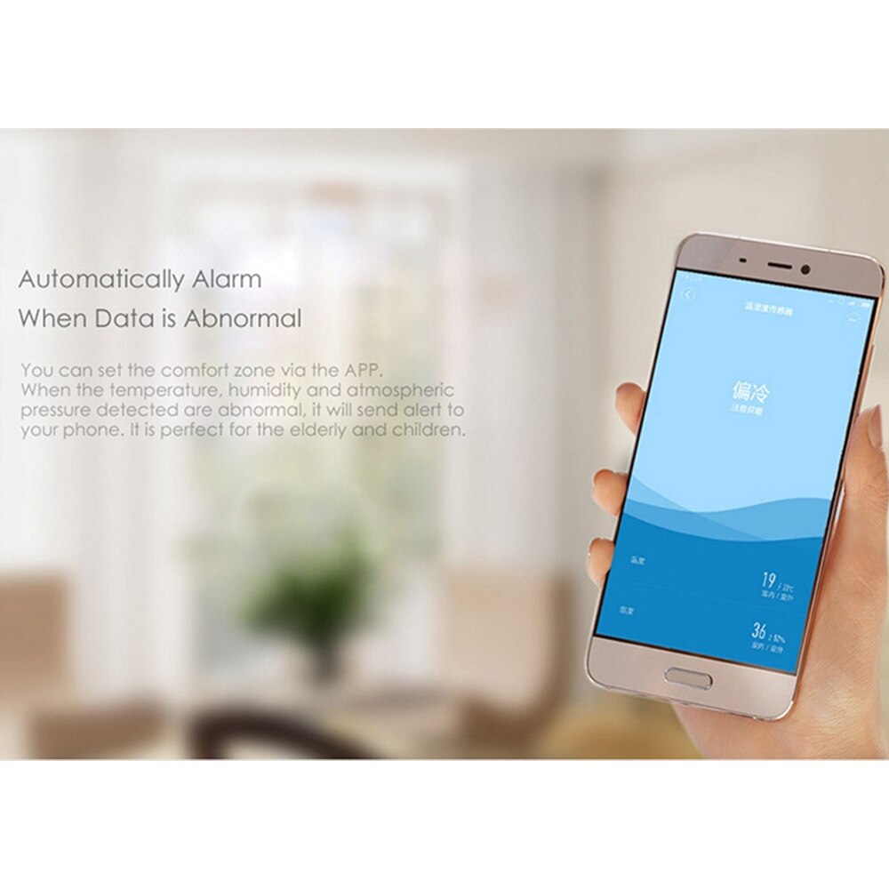 Newest Zigbee-Smart Home Wifi Wireless Temperture Heat Detector App Control Smart Home Thermometer Temperature Humidity Sensor