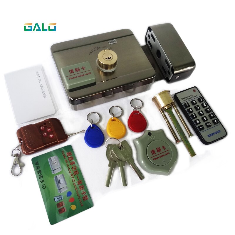 Smart ID Deur & gate lock kasteel Toegangscontrole Elektronische geïntegreerde RFID Deur Velg lock RFID reader voor thuis