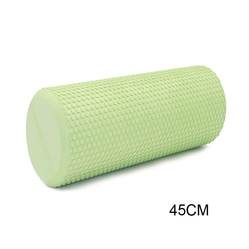 30/45/60cm EVA Yoga Foam Roller Training Colume Rollor Fitness Deep Tissue Massage Exercise Pilates Body Building Back Massager: Light Green