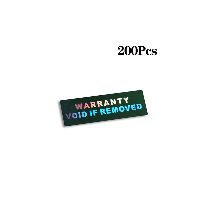 Printed Security Seals Tamper Evident Warranty Void Labels Sticker Seals: Type-B