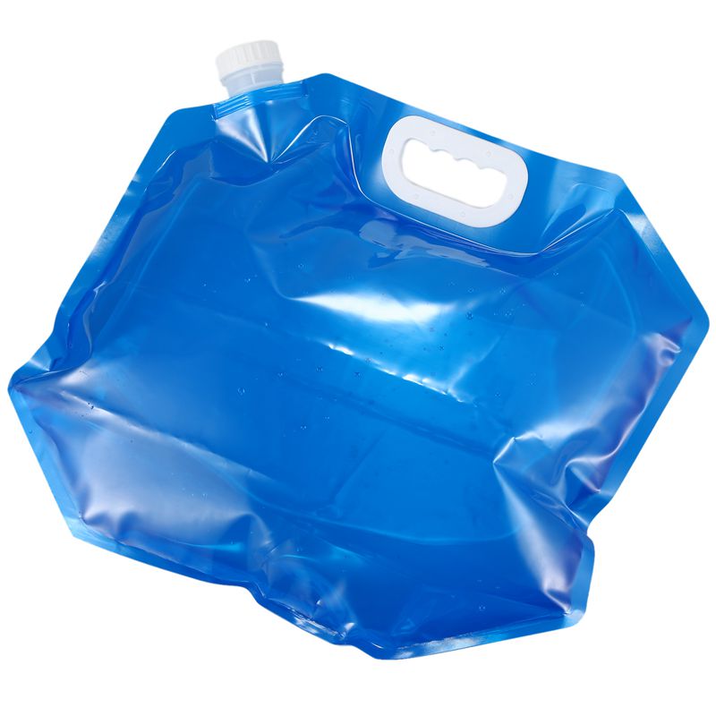 Bote de agua plegable 10 litros azul