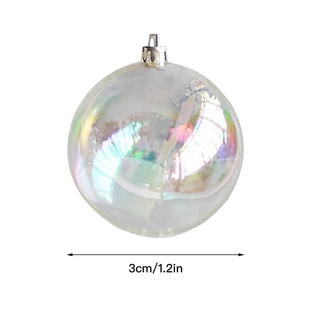 Christmas Balls Ornament Pendant Clear Fillable Plastic Ball Wedding Party Garden DIY Christmas Tree Hanging Ornament