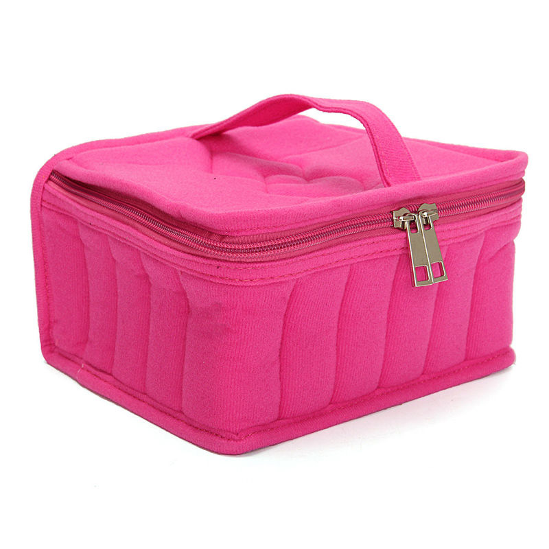Tragbare 16 Flasche 15ml Ätherisches Öl Lagerung Tasche Tasche Halfter fallen Reise Nagellack Veranstalter Lagerung Kasten Container Sarg