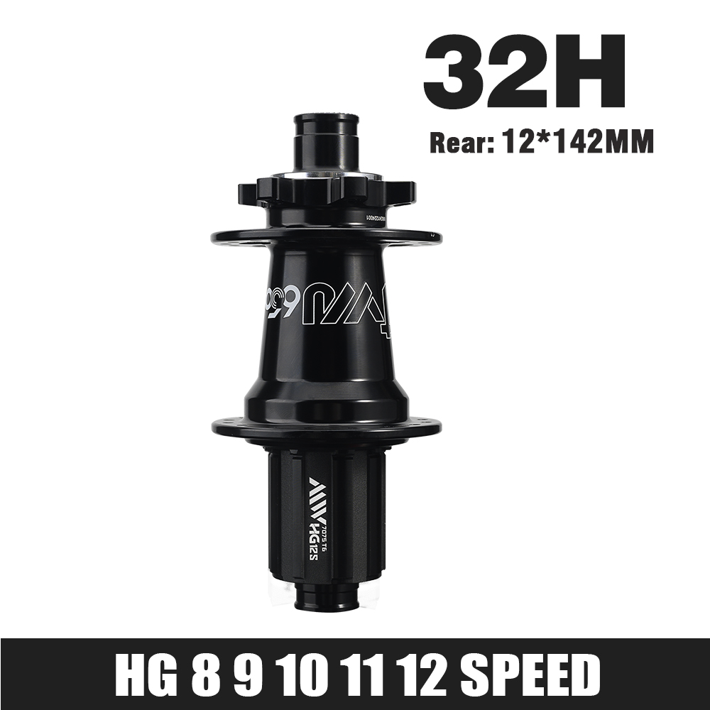 5 buje de rodamiento sellado buje MTB 6 trinquetes 120 clics delantero 9x100 15x100 trasero 10x135 12x142 buje de bicicleta HG Micro Spline Sram XD 8-12 V