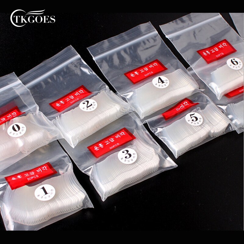 TKGOES 500 PCS Nail Tips Helder Half Cover False Nail Art Tips Franse Acryl UV Gel Nail Art Salon