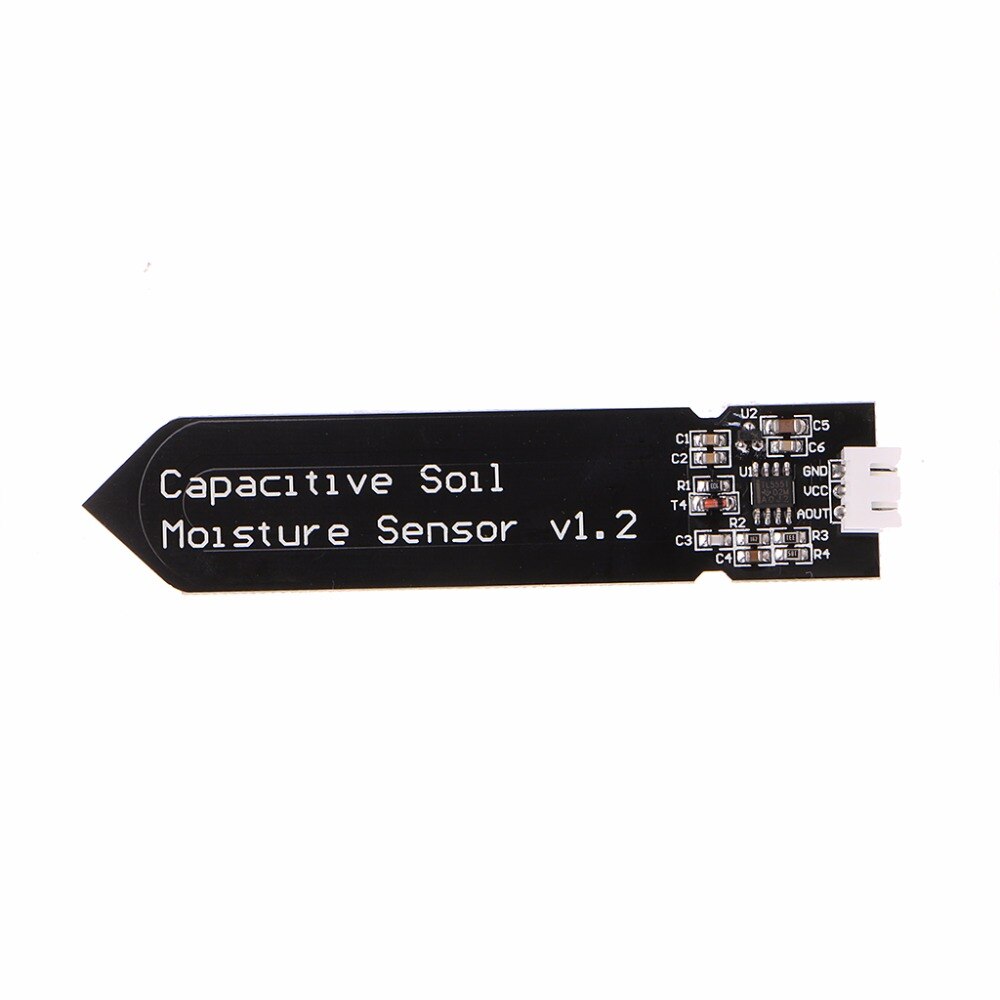 Soil Moisture Sensor Analog Capacitive Soil Moisture Sensor V1.2 Corrosion Resistant Hygrometer Measure Tool
