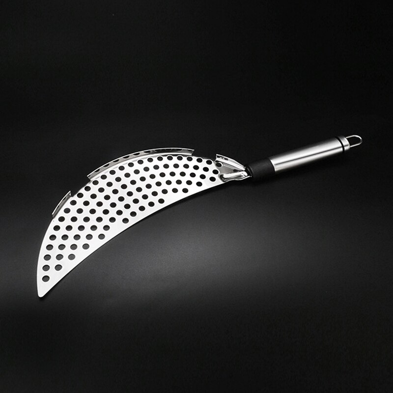 Roestvrij Stalen Pot Afdruiprek Pasta Spaghetti Aftappen Tool Rand Water Filter Vergiet Huis Keuken Accessoires Hand Held Zeef