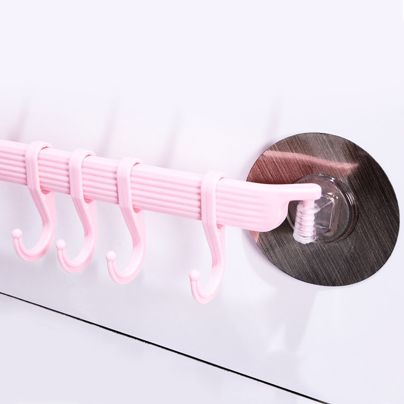 Towel rack, non perforated hanging rack, kitchen supplies, bathroom, bathroom, hook storage rack, wall mounted hook storage rack