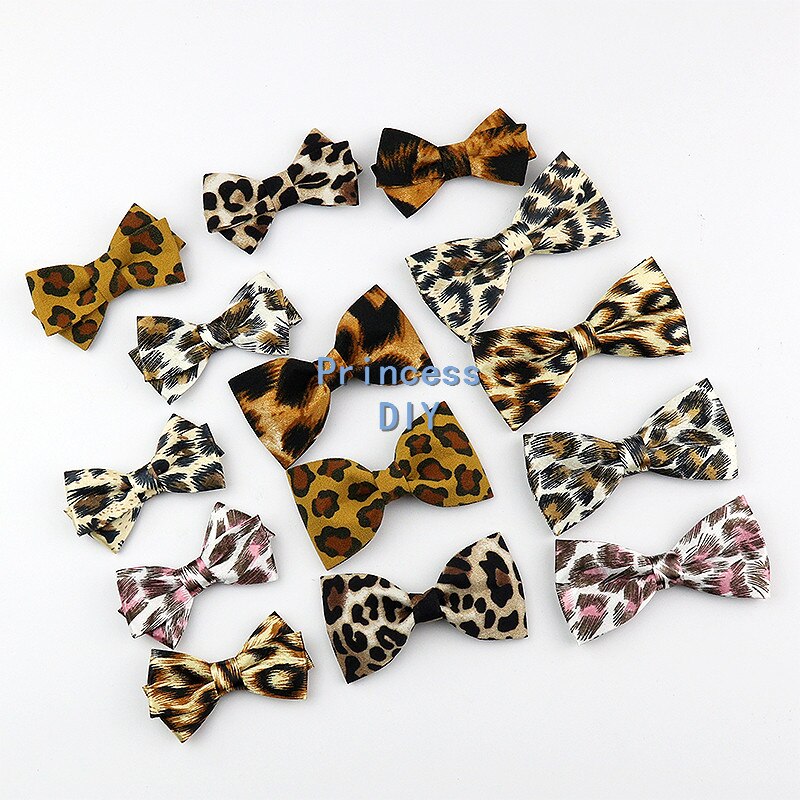5m/ lot 10 25 40mm hantverkstryckt leopardband i bomull vikt över tygtejp gör-det-själv-tillbehör material för rosettkrage