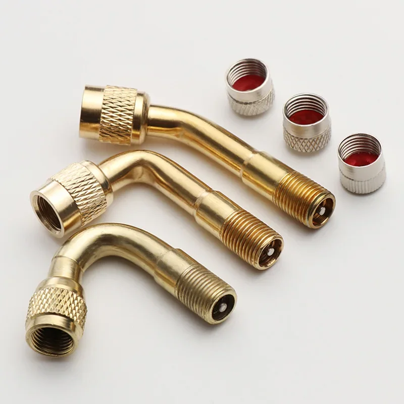 Valves de pneus à Air à 45/90/135 degrés pour camion, moto, accessoires de cyclisme, adaptateur, buse de gonflage, rallonge, coude, 1 pièce