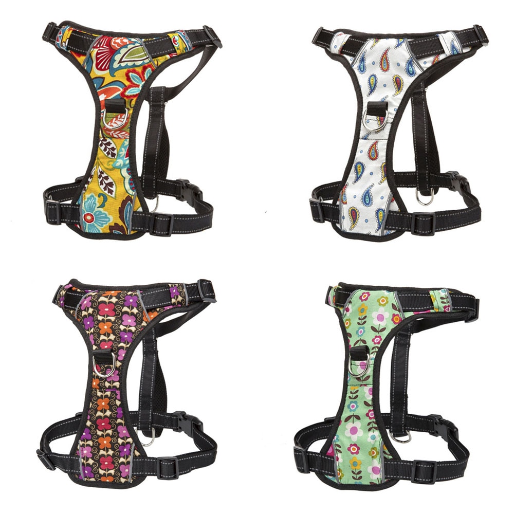 Hond Harnas Geen Pull Pet Harness Verstelbare Outdoor Reflecterende Zachte Neopreen Vest voor Honden Controle voor Kleine tot Grote honden