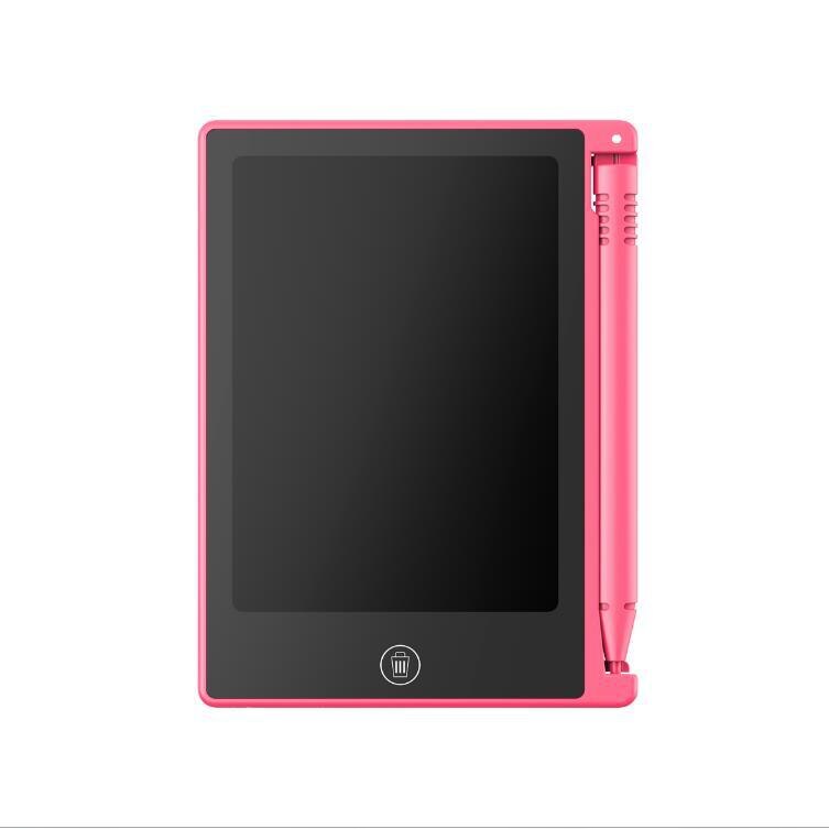 4.5 inch LCD screen Electronic handwriting board Children's writing and drawing board Eye protection: Pink