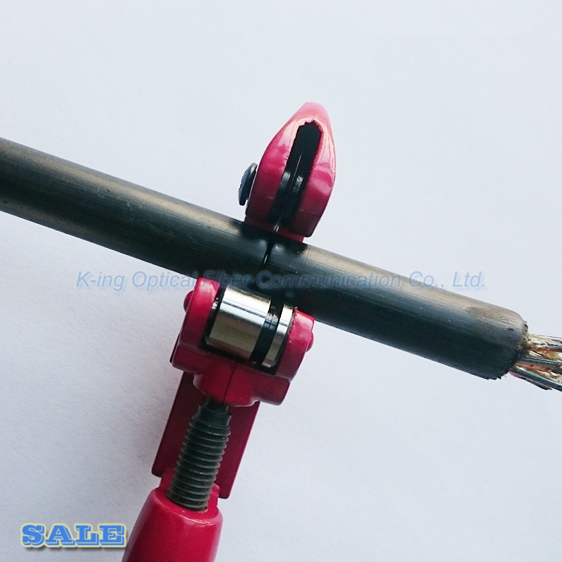 Fiberoptisk kabel slitter rørskærer kraftig slangeskærer 1/8 " -1 1/4 "  (4mm-28mm) 93-021 kabelstripper