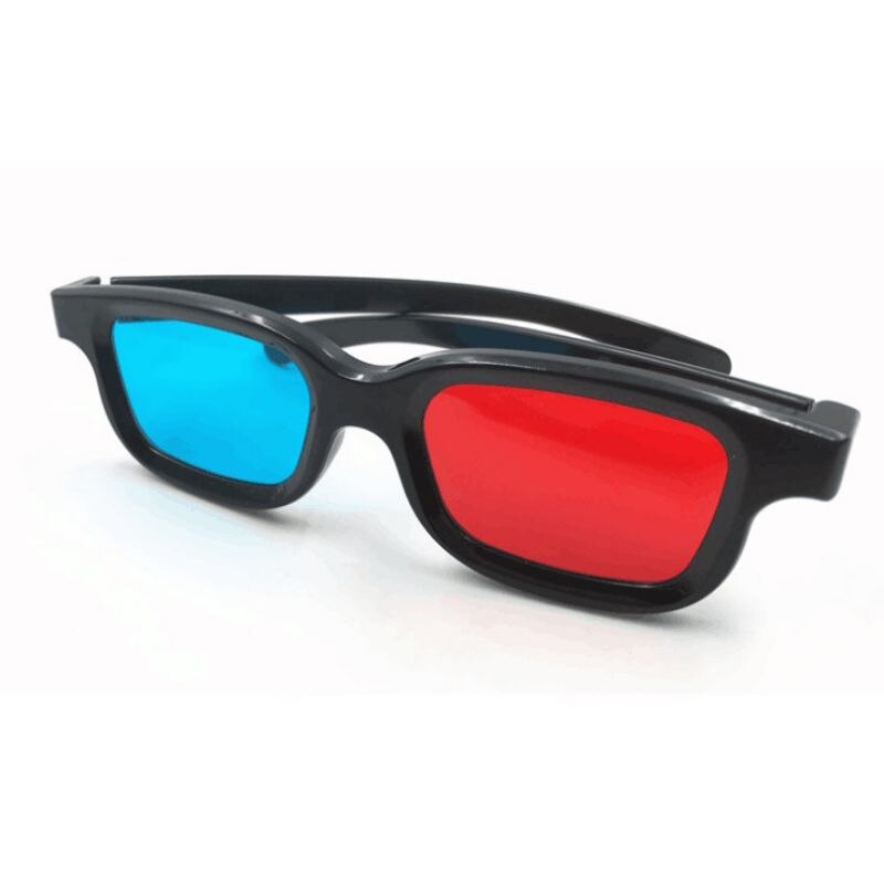 Blauw En Rood Frame Thuis 3D Bril Voor Dimensional Anaglyph Movie Game Dvd Foto Familie En Leven Video 3D Dimensie bril