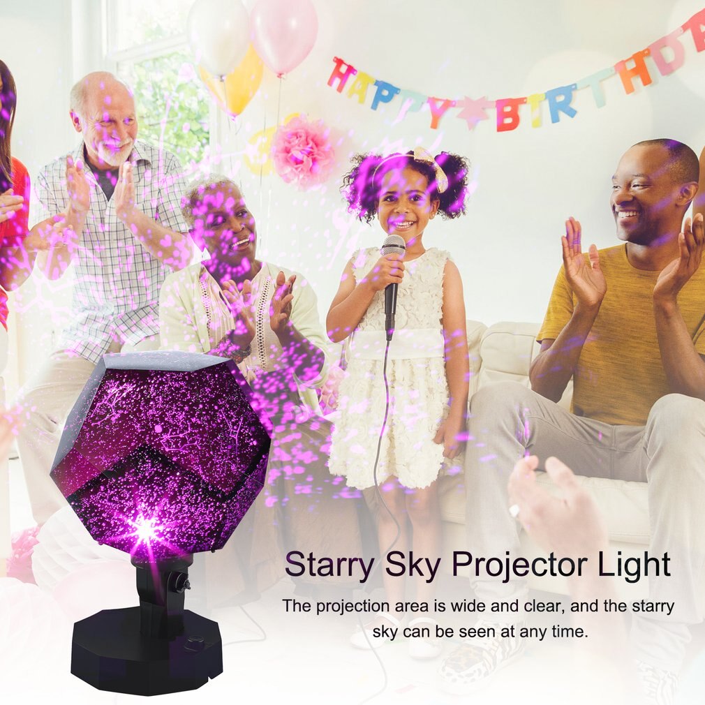 de estrellas celestes Astro cielo luz de noche del Cosmos proyector lámpara estrellada hogar dormitorio decoración para el hogar romántica espejo de belleza