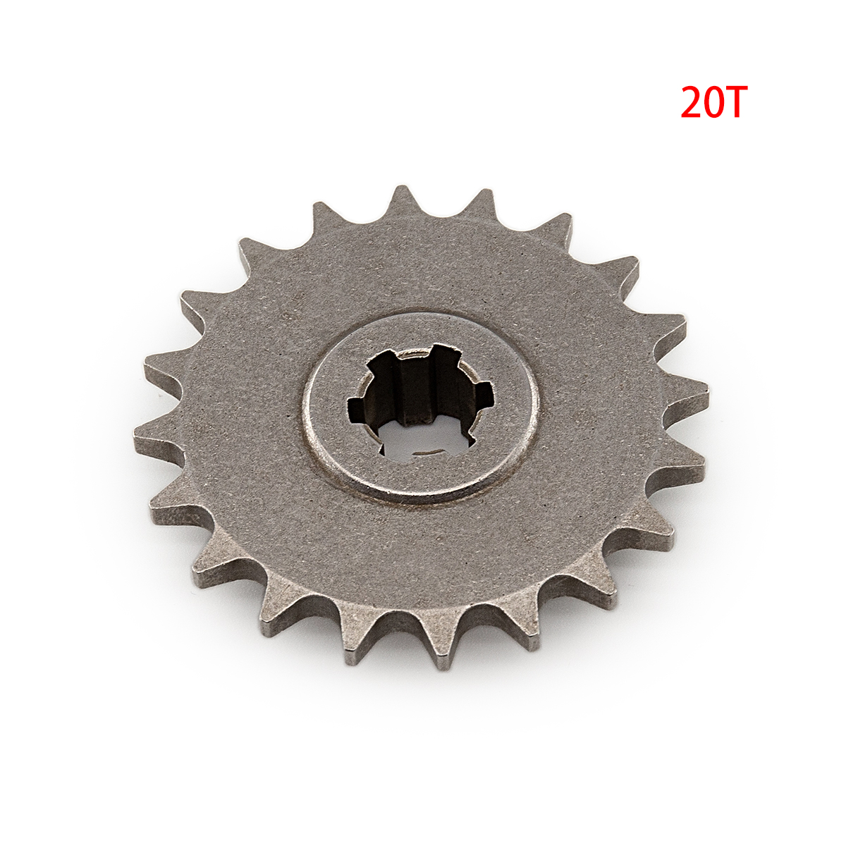 Przednia zębatka zębatka T8F 11T 14T 17T 20T zębatka zębatka łańcucha koło zębate metal dla 47cc 49cc Minimoto ATV minirower motorower: 20T