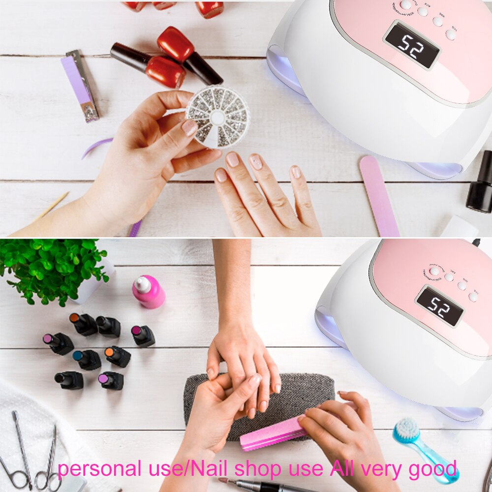 Uv Lamp Nagels 72W Lampara Uv Led Lampen 36Leds Nail Lamp Unhas Nail Droger Machine Lampe Voor alle Gels Met Smart Sensor