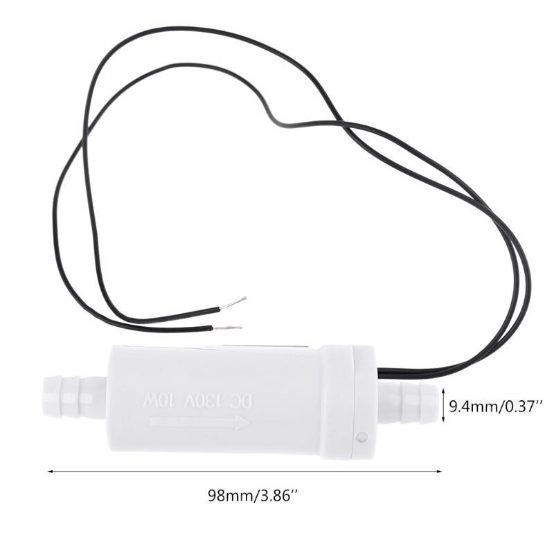 Plast flytende vannstrømsensor magnetisk bryter 10w od10mm rekkevidde 1.5-10l/ min ingen type  dc 110v