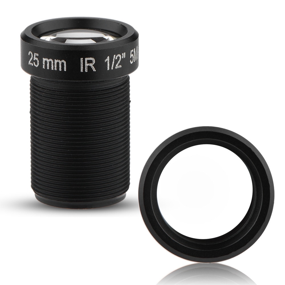 25mm CCTV Camera Lens Super Clear 5 Million Pixels 1/2\'\' Security Camera Lens for WiFi Camera