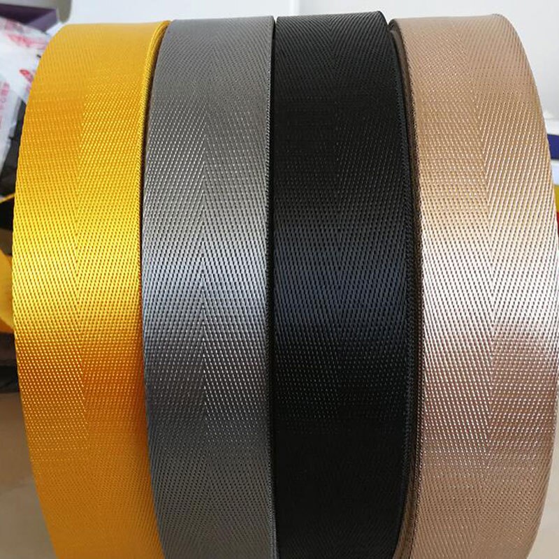 10M 38 Mm Kleur Nylon Sangle Couture Band Visgraat Mercerie Knapzak Naaien Tas Riem Accessoires Passepoil Een Coudre