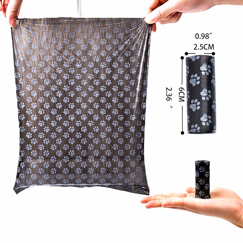 50Rolls Dog Poop Bags Pet Waste Garbage Bags Biodegradable Outdoor Carrier Holder Dispenser Clean Pick up Tools Pet Accessories