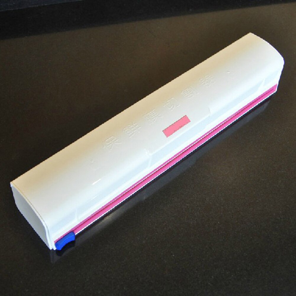 Cutter Storage Holder Kitchen Tool Food Preservation Film Cutters Kitchen Tools Plastic Film Wrap Cling Dispenser