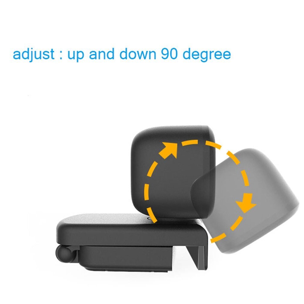 720P HD Mini Computer Webcam Anti-peeping Rotatable Adjustable Free Drive Camera For Live Broadcast Video Conference Work