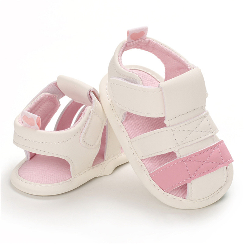 Mocassins en cuir PU souple | Chaussures d'été pour bébés garçons et filles, sandales antidérapantes à fond de coton décontracté 0-18M